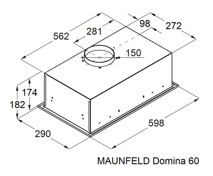 Maunfeld Domina 60 black