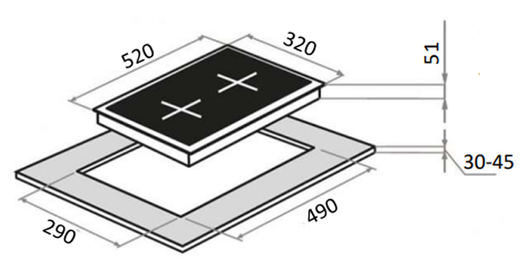 Maunfeld EGHE.32.63CB/G
