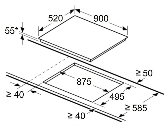 Maunfeld CVI905SFDGR Inverter