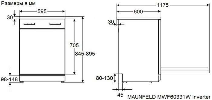 Maunfeld MWF60331W Inverter