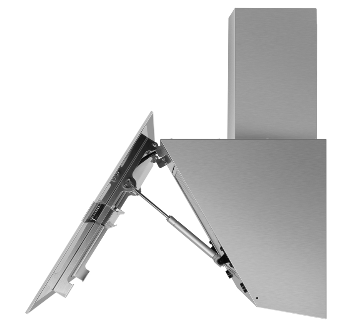 Maunfeld MERSEY 90 WHITE Glass WHITE (INOX)