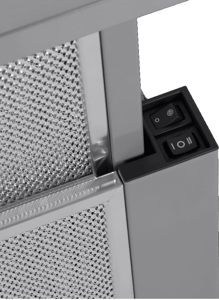 Maunfeld VSQ 60 INOX/GLASS WHITE