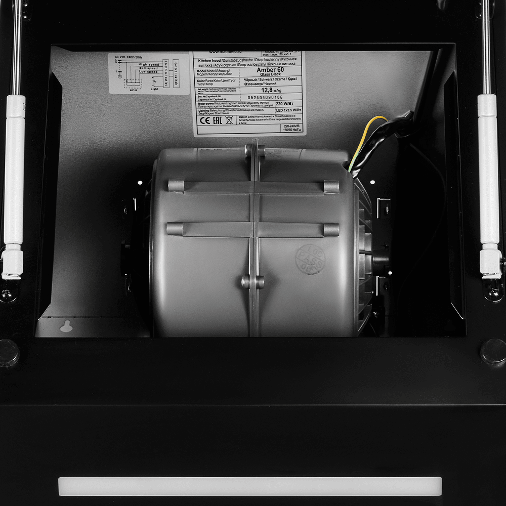 Maunfeld Amber 60 Glass Black