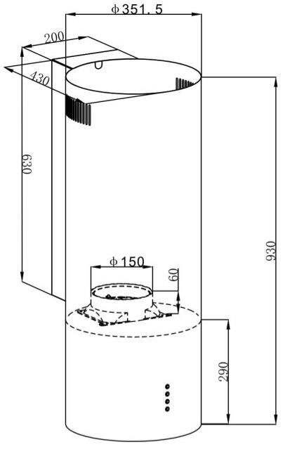 Maunfeld LEE WALL 35 INOX