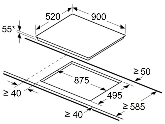 Maunfeld CVI905SFLGR Inverter