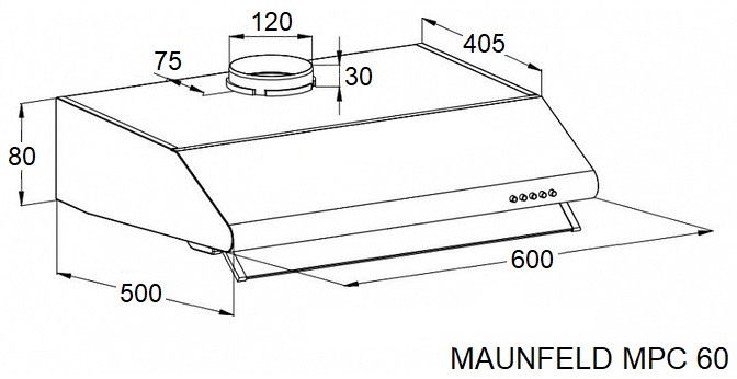 Maunfeld MPC 60 Black