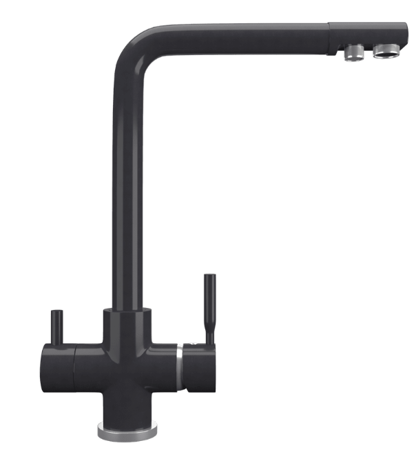 Maunfeld MFQT-16DGR, смеситель, гранит, темно-серый