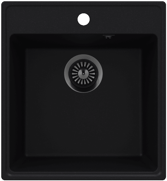 Maunfeld Perla 460 MFQS-460B, мойка, гранит, черный