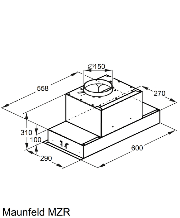 Maunfeld MZR 60 Black