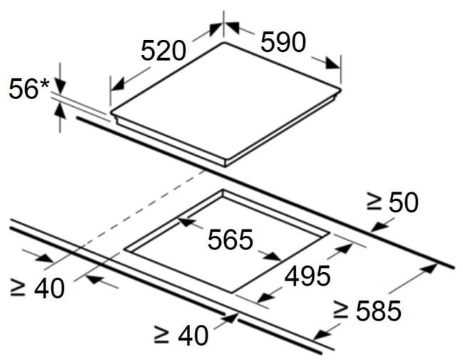 Maunfeld CVI594WH