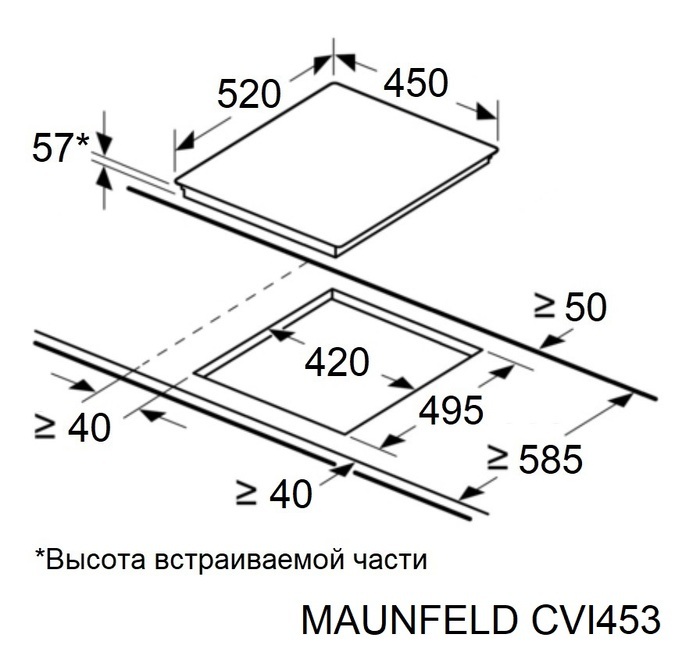 Maunfeld CVI453BG
