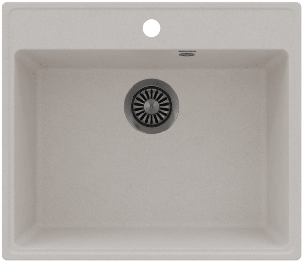 Maunfeld Perla 580 MFQS-580W, мойка, гранит, кремовый