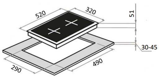 Maunfeld EGHG.32.6CB/G