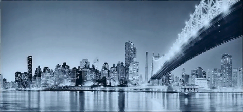 Maunfeld стекло к вытяжке Berford 60 с декором "Город"