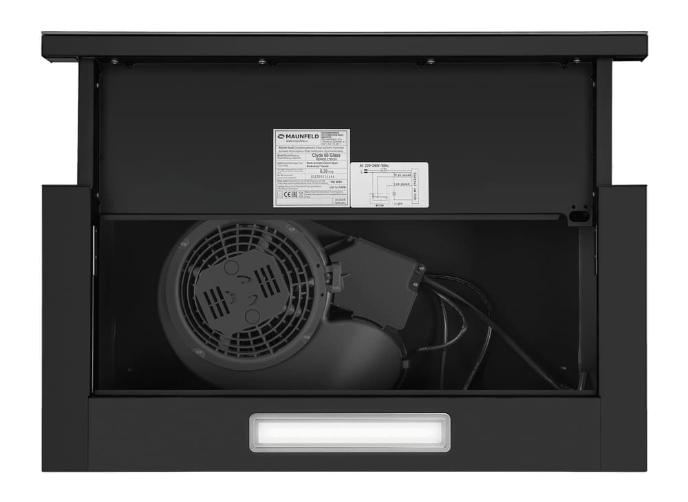 Maunfeld Clyde 50 Glass Black