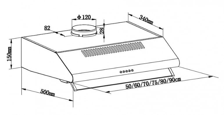 Maunfeld MP-1 60 White