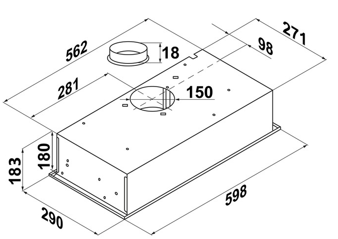 Maunfeld CROSBY HARDY 60 BLACK