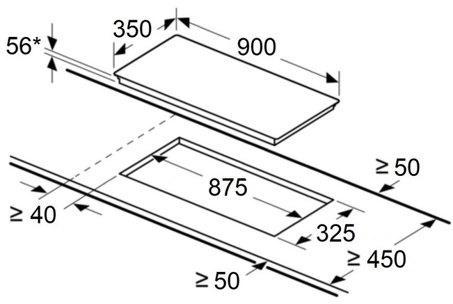 Maunfeld CVI904SFLDGR