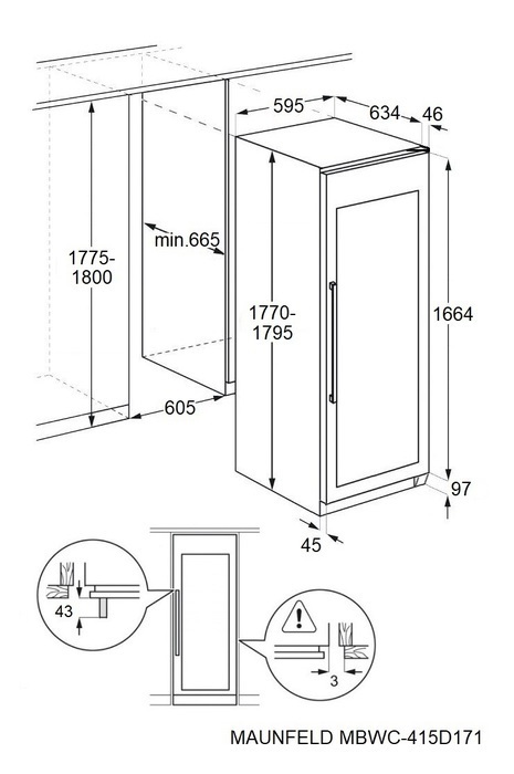 Maunfeld MBWC-415D171