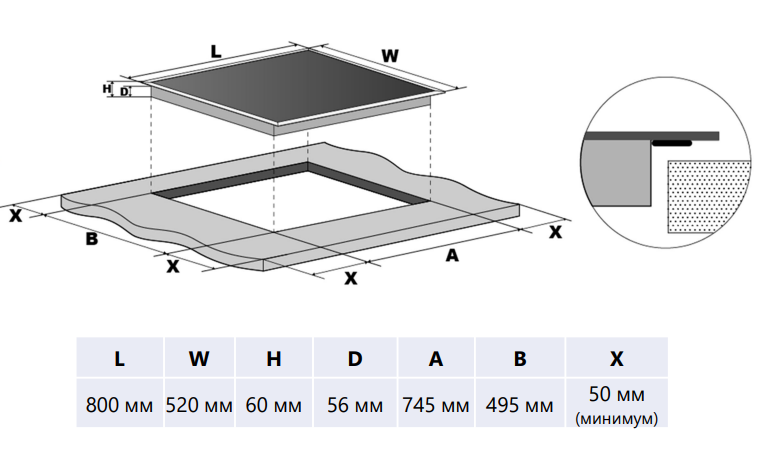 Maunfeld CVI804SFBK LUX
