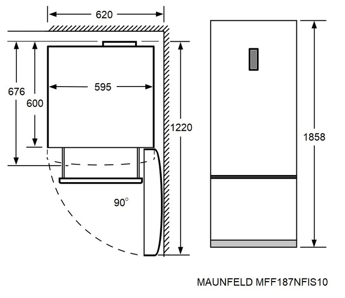 Maunfeld MFF187NFIW10