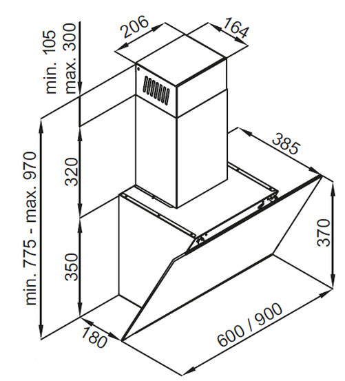 Maunfeld AURORA 60 Black matted
