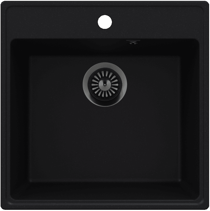 Maunfeld Perla 505 MFQS-505B, мойка, гранит, черный