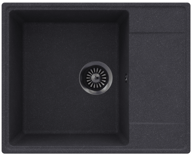 Maunfeld Lacrima 605 MFQS-605DGR, мойка, гранит, темно-серый