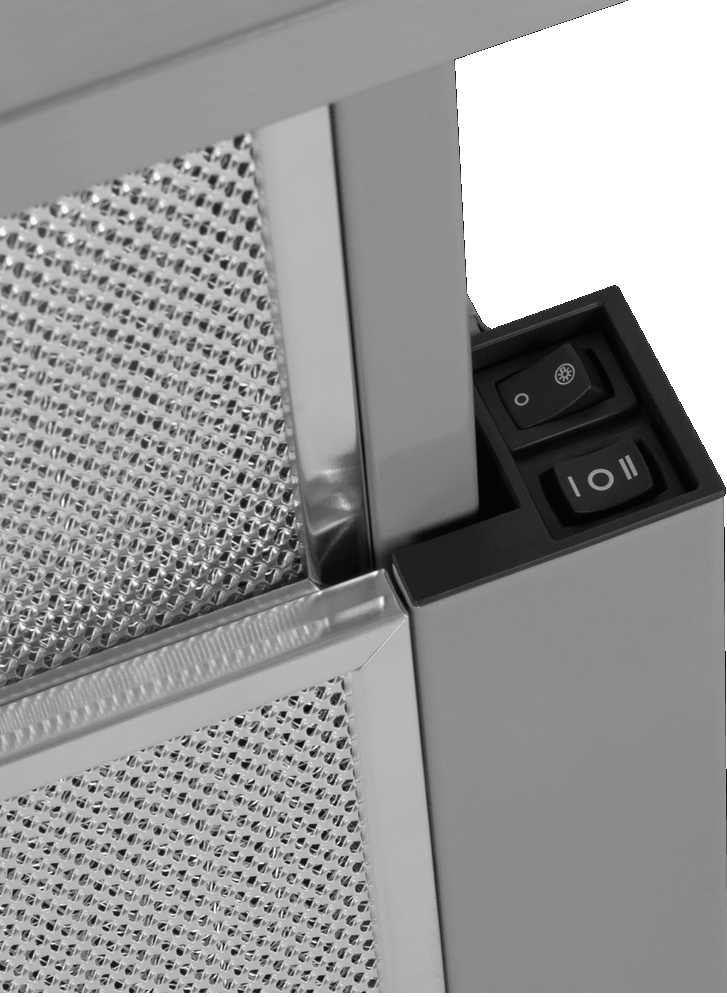 Maunfeld VSQ 60 INOX/GLASS WHITE