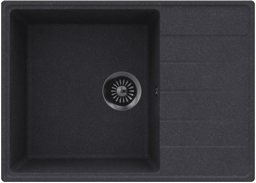 Maunfeld Lacrima 700 MFQS-700DGR, мойка, гранит, темно-серый