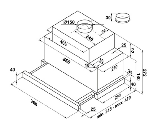 Maunfeld GALAXY 90 White