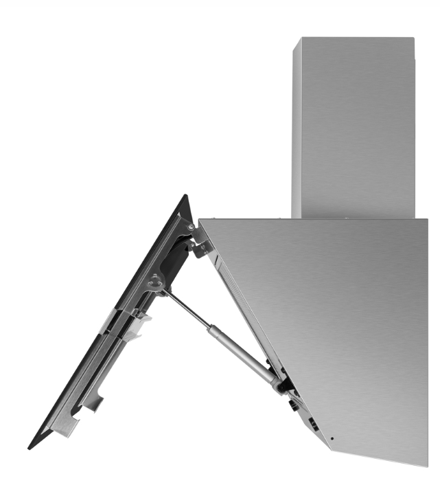 Maunfeld MERSEY 60 нержавеющая сталь/черное стекло