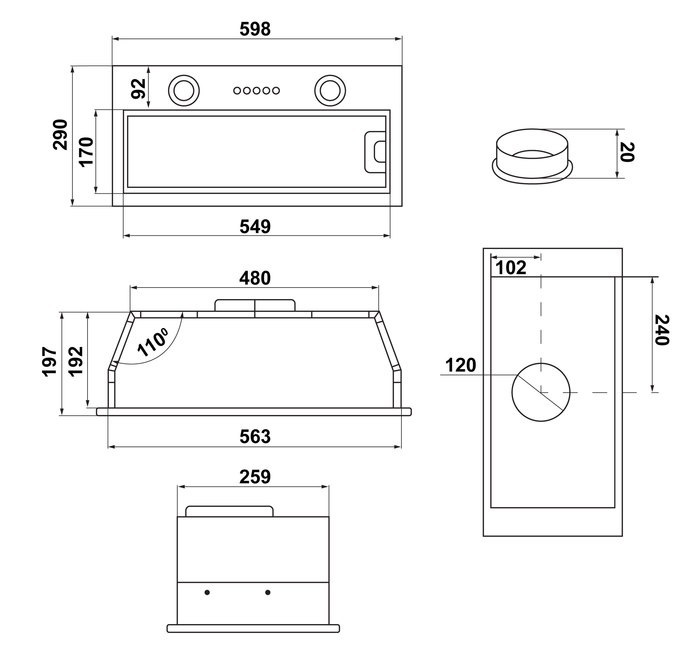 Maunfeld THAMES 601M BLACK