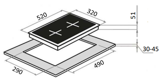 Maunfeld EGHE.32.63CBG/G