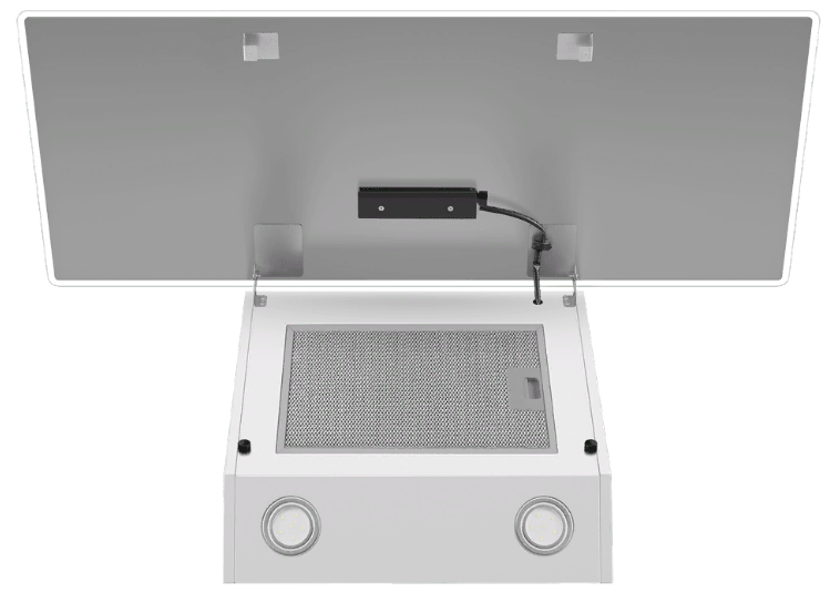 Maunfeld EAGLE 850 90 Glass White