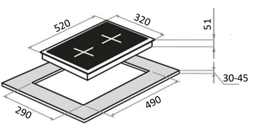 Maunfeld EGHE.32.6CB/G