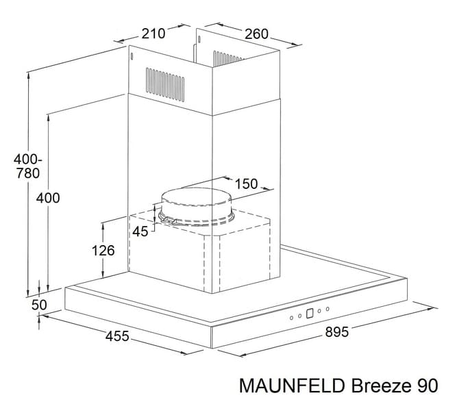 Maunfeld Breeze 90 Inox