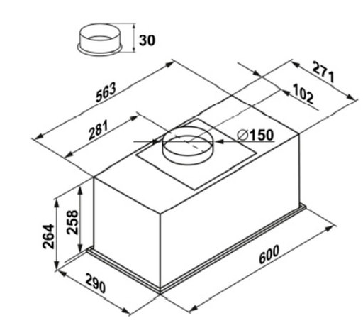 Maunfeld Fantasy 1000ST 60 White Glass