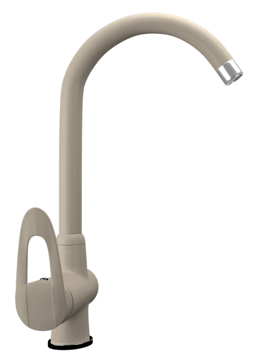 Maunfeld MFQT-6BG, смеситель, гранит, бежевый