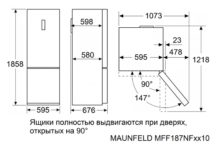 Maunfeld MFF187NFIX10