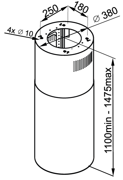 Maunfeld LEE PUSH 39 INOX