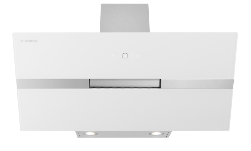 Maunfeld MERSEY 90 WHITE Glass WHITE (INOX)