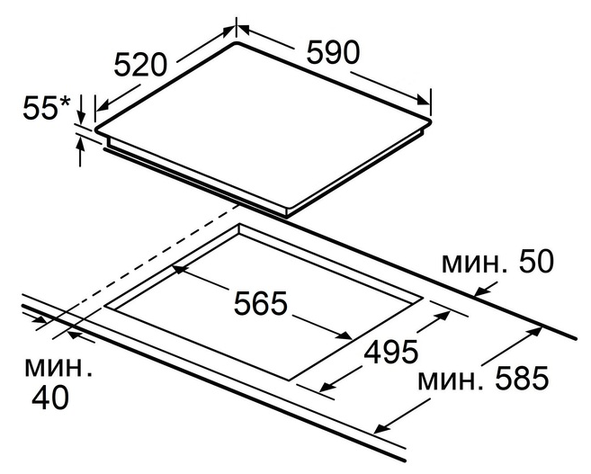 Maunfeld CVI594SF2BG Inverter