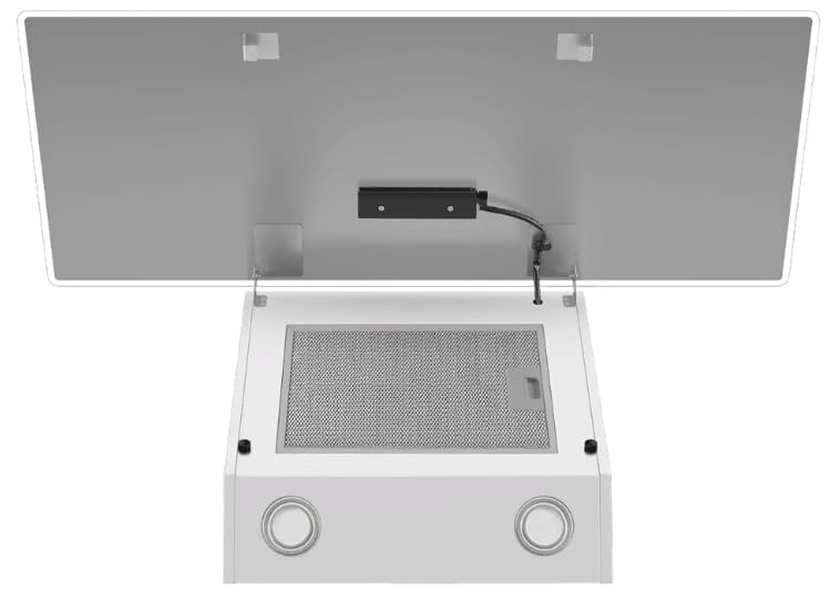 Maunfeld EAGLE 850 90 Glass White