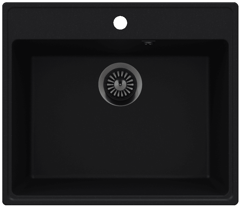 Maunfeld Perla 580 MFQS-580B, мойка, гранит, черный