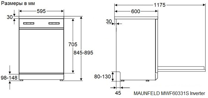 Maunfeld MWF60331S Inverter