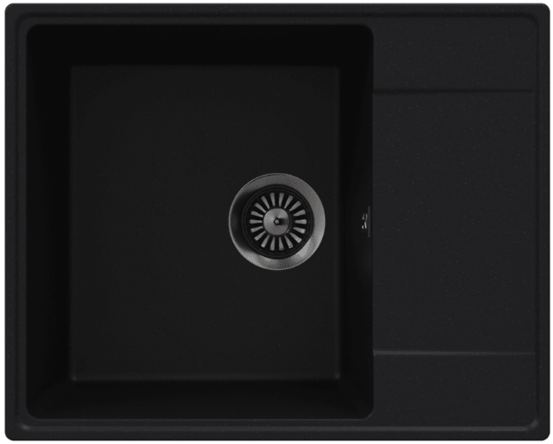 Maunfeld Lacrima 605 MFQS-605B, мойка, гранит, черный