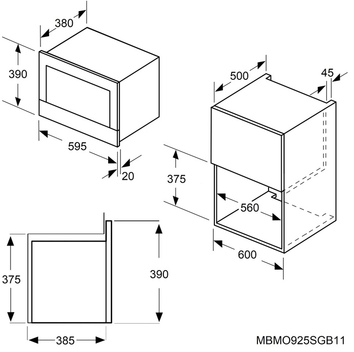 Maunfeld MBMO925SGB11