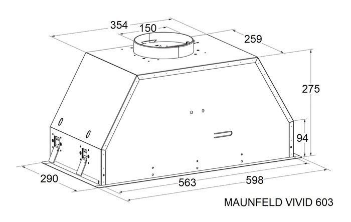 Maunfeld VIVID 603EM Inox