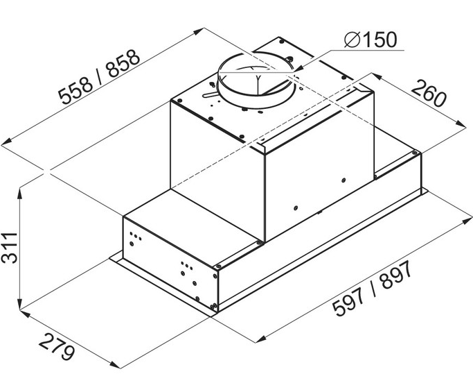 Maunfeld FANTASY 60 БЕЛЫЙ